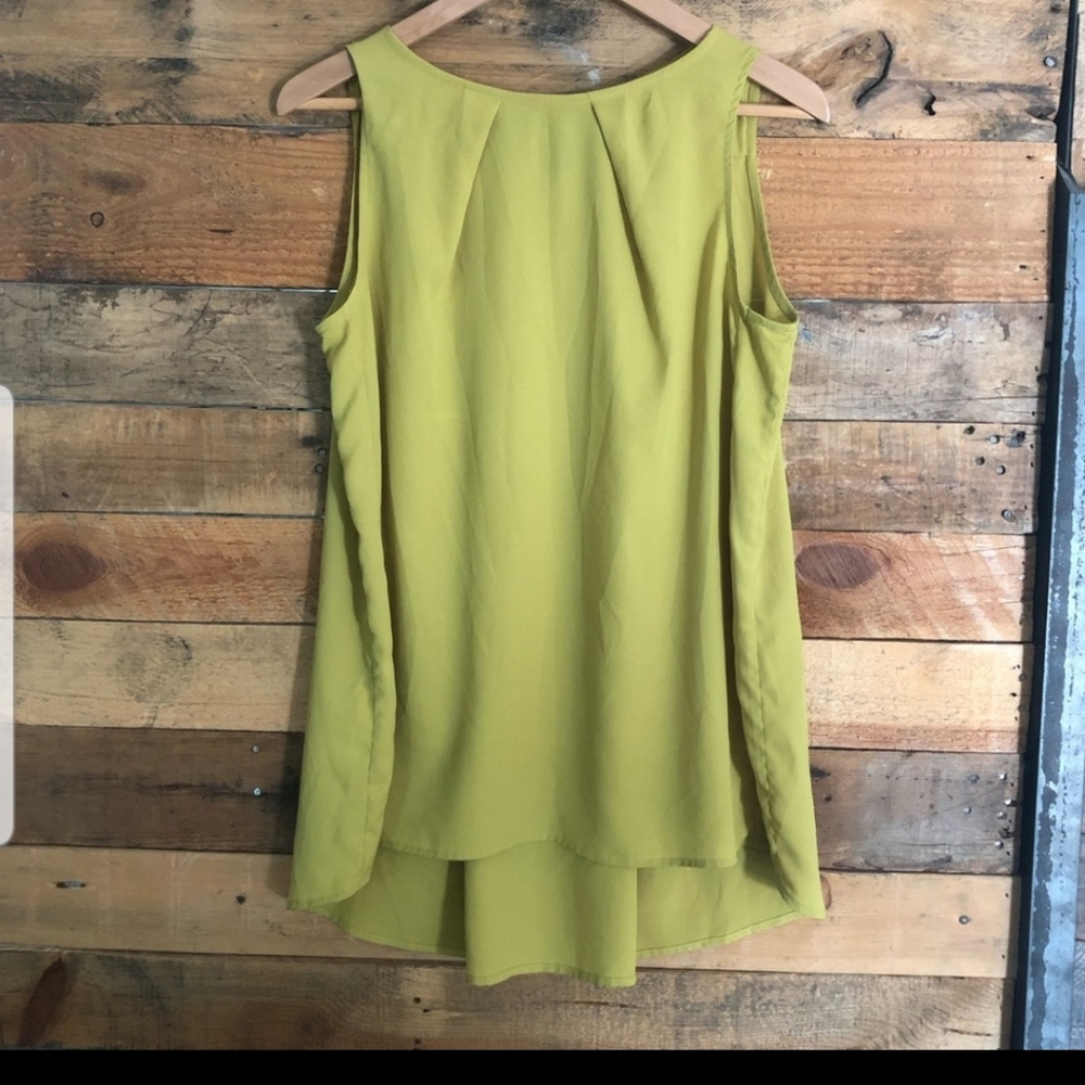 Mango Suit sleeveless high-low crêpe top - sz US6
